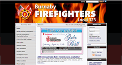 Desktop Screenshot of burnabyfirefighters.com