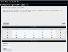 Tablet Screenshot of burnabyfirefighters.com